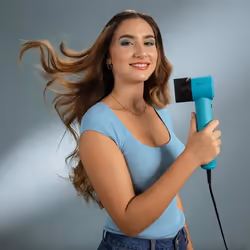 Cecotec IoniCare RockStar Style asciuga capelli 1500 W Nero, Blu