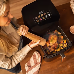 Cecotec Cecofry&Grill Smokin' 8500 Singolo 8,5 L 2200 W Friggitrice ad aria calda Nero, Marrone - Vista aggiuntiva 8