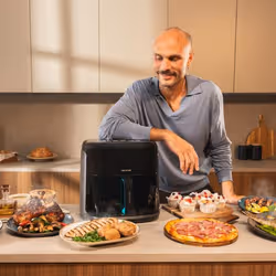 Cecotec Cecofry&Grill Smokin'Prime 8500 Singolo 8,5 L Indipendente 2300 W Friggitrice ad aria calda Nero - Vista aggiuntiva 5