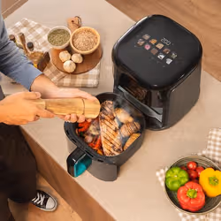 Cecotec Cecofry&Grill Smokin'Prime 8500 Singolo 8,5 L Indipendente 2300 W Friggitrice ad aria calda Nero - Vista aggiuntiva 8
