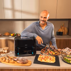 Cecotec Cecofry&Grill Smokin'Prime 11000 Singolo 11 L Indipendente 2800 W Friggitrice ad aria calda Nero - Vista aggiuntiva 5