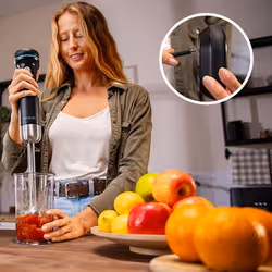 Cecotec BlendGo Hand Frullatore ad immersione 180 W Nero, Acciaio inox - Vista aggiuntiva 5