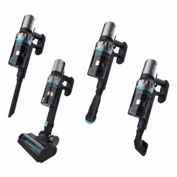 Cecotec Conga Rockstar 2500 Thunder Pet Flex Aspirapolvere verticale Batteria Secco e bagnato HEPA Senza sacchetto 400 W Antracite, Ciano 2,2 Ah - Vista aggiuntiva 2