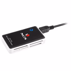 NGS Multireader Pro, CF, MMC, MicroDrive, MicroSD (TransFlash), xD, Nero, Bianco, 480 Mbit/s, USB 2.0, USB, 110 mm