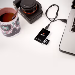 NGS Multireader Pro lettore di schede USB 2.0 Nero, Bianco - Vista aggiuntiva 6