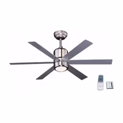 Orbegozo CP 50120, Ventilatore domestico con pale, Cromo, Soffitto, 120 cm, 65 W, 230 V