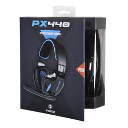 Indeca HS755 cuffia e auricolare Cablato A Padiglione Gaming Nero, Blu