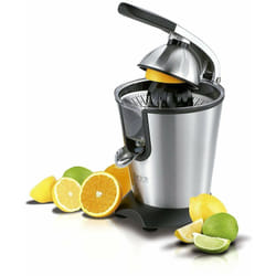 Tm Electron - tmpex010 – Spremiagrumi elettrico con corpo in acciaio inox, 160 W, colore: grigio