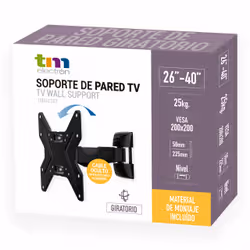 TM Electron TMSLC282 Supporto TV a parete 114,3 cm (45") Nero - Vista aggiuntiva 2