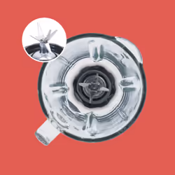 TM Electron TMPBA012 1,5 L Frullatore da tavolo 500 W Nero, Acciaio inox, Trasparente - Vista aggiuntiva 5