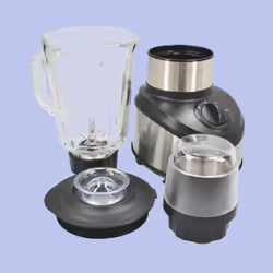 TM Electron TMPBA012 1,5 L Frullatore da tavolo 500 W Nero, Acciaio inox, Trasparente - Vista aggiuntiva 7