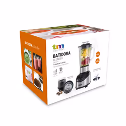 TM Electron TMPBA012 1,5 L Frullatore da tavolo 500 W Nero, Acciaio inox, Trasparente - Vista aggiuntiva 8