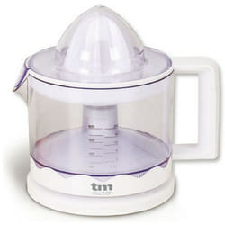 Tm Electron - TMPEX002 - Spremiagrumi elettrico con regolatore di polpa de e facile da pulire, 30 w, colore bianco