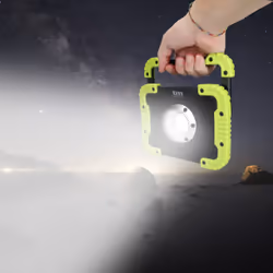TM Electron TMTOR021 Nero, Verde Torcia a mano COB LED