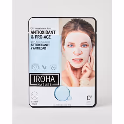 Iroha Nature Antioxidant & Anti-Aging Q10, Maschera effetto lifting, Donna, Pelle invecchiata, Pelle universale, Anti-invecch ...