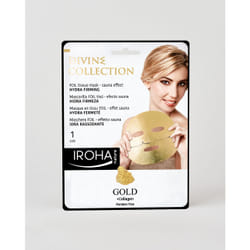 Iroha Nature Gold 24K Maschera idratante Unisex 25 ml Fogli