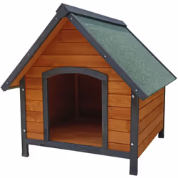 Cuccia in legno di pino massiccio da 10 mm, ideale per cani di piccola taglia . È consigliato per l'uso all'aperto, poiché il ...