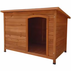 Cuccia in legno di pino massiccio trattato da 10 mm, ideale per cani di piccola taglia . È consigliata per l'uso all'aperto, ...