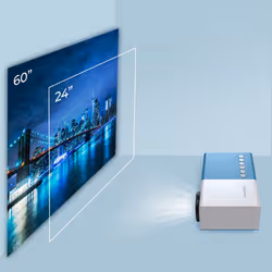 PRIXTON Cinema Mini LED 320x240 Blu - Vista aggiuntiva 2