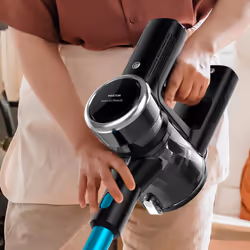 PRIXTON Flex Ultimate Aspirapolvere a bastone 2 in 1 Batteria Secco HEPA Senza sacchetto 0,65 L 350 W Nero, Turchese 2,5 Ah - Vista aggiuntiva 5