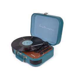 PRIXTON VC600 piatto audio Giradischi a trasmissione diretta Blu - Vista aggiuntiva 4