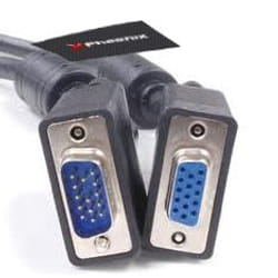 Phoenix Technologies 5m VGA cavo VGA VGA (D-Sub) Nero