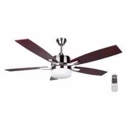 Orbegozo CP 79132, Ventilatore domestico con pale, Cromo, Bianco, Soffitto, 132 cm, AC, 60 W