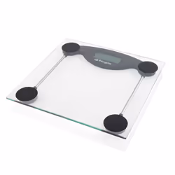 Orbegozo PB 2211, Bilancia pesapersone elettronica, 150 kg, Nero, Trasparente, kg, Quadrato, Vetro