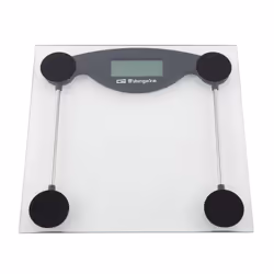 Orbegozo PB 2211 Quadrato Nero, Trasparente Bilancia pesapersone elettronica