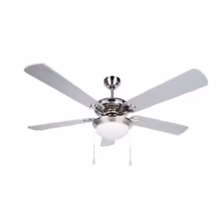 Orbegozo CP 83132, Ventilatore domestico con pale, Cromo, Grigio, Soffitto, 132 cm, 60 W, 230 V