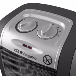 Orbegozo CR 5017 Interno Nero, Argento 1500 W Riscaldatore ambiente elettrico con ventilatore - Vista aggiuntiva 4