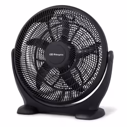 Orbegozo BF 0150, Ventilatore domestico con pale, Nero, Pavimento, 50 cm, AC, 80 W