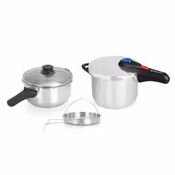Orbegozo HP 4566, 6 L, Ceramica, Gas, Alogena, Induzione, Piastra sigillata, Acciaio inox, 22 cm, Acciaio inox, 4 L