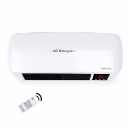 Orbegozo SP 6000, Riscaldatore ambiente elettrico con ventilatore, Ceramica, IP22, Interno, Parete, Bianco