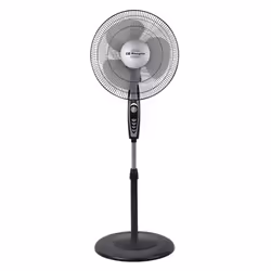 Orbegozo SF-3347, Ventilatore domestico con pale, Nero, Pavimento, 40 cm, 90°, Pulsanti, Manopola