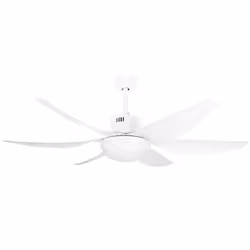 Orbegozo CP 100138, Ventilatore domestico con pale, Bianco, Soffitto, Acrilonitrile butadiene stirene (ABS), 138 cm, Wireless