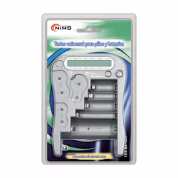 Batteria e tester per batteria vari modelli Colore grigio Indicatore digitale dello stato di carica Dimensioni 116x88x22 mm P ...