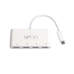 Sveon SCT502 replicatore di porte e docking station per laptop USB 3.2 Gen 1 (3.1 Gen 1) Type-C Bianco