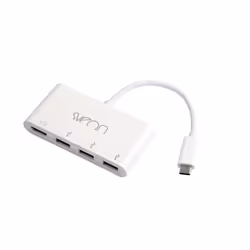Sveon SCT502 replicatore di porte e docking station per laptop USB 3.2 Gen 1 (3.1 Gen 1) Type-C Bianco - Vista aggiuntiva 5