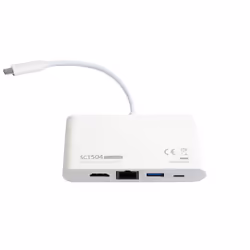 Sveon SCT504 replicatore di porte e docking station per laptop USB 3.2 Gen 1 (3.1 Gen 1) Type-C Bianco - Vista aggiuntiva 2
