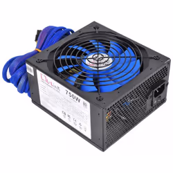 L-Link LL-PS-750-80+ alimentatore per computer 750 W 20+4 pin ATX Nero - Vista aggiuntiva 4