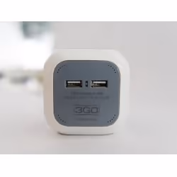 3GO REG4CUBEUSB prolunghe e multiple 1,4 m 4 presa(e) AC Interno Grigio, Bianco - Vista aggiuntiva 2