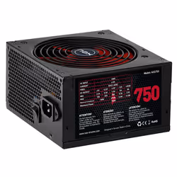 NOX NXS750, 750 W, 230 V, 50 - 60 Hz, 6.3 A, +12V,+3.3V,+5V,+5Vsb,-12V, Attivo