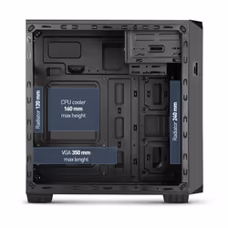 NOX Coolbay MX2 Mini Tower Nero - Vista aggiuntiva 7