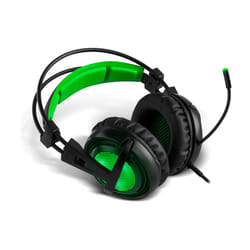 BG Xonar-X6 Auricolare Cablato A Padiglione Gaming Nero, Verde