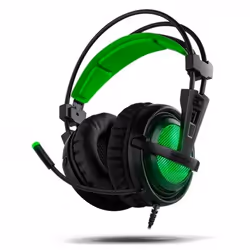 BG Xonar-X6 Auricolare Cablato A Padiglione Gaming Nero, Verde - Vista aggiuntiva 4
