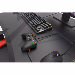 NOX NXKROMKEY periferica di gioco Nero USB Gamepad Analogico Android, PC, Playstation 3 - Vista aggiuntiva 8