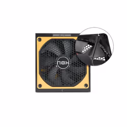 NOX Urano VX Bronze Edition alimentatore per computer 750 W 20+4 pin ATX ATX Nero, Arancione - Vista aggiuntiva 7