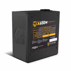 NOX Hummer X650W alimentatore per computer 650 W 24-pin ATX ATX Nero