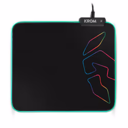 Krom Knout RGB Tappetino per mouse per gioco da computer Nero - Vista aggiuntiva 5